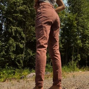 Mauve Skinny Utility Pants *size runs small*
